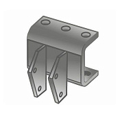 Переходник сцепки для мотокультиватора (Целина МК-404, 406, Крот)