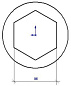 Головка торцевая PNG S16M22