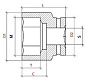Головка ударная искробезопасная PNG-107-41AlCu